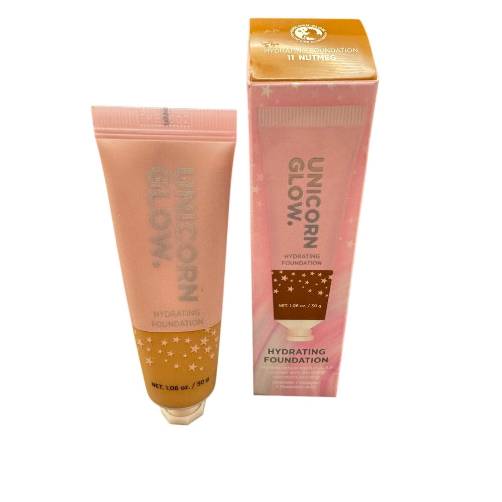 Unicorn Glow Hydrating Foundation Shade 11 Nutmeg 1.06 Oz / 30g New in Box